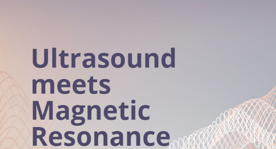 Ultrasound meets Magnetic Resonance